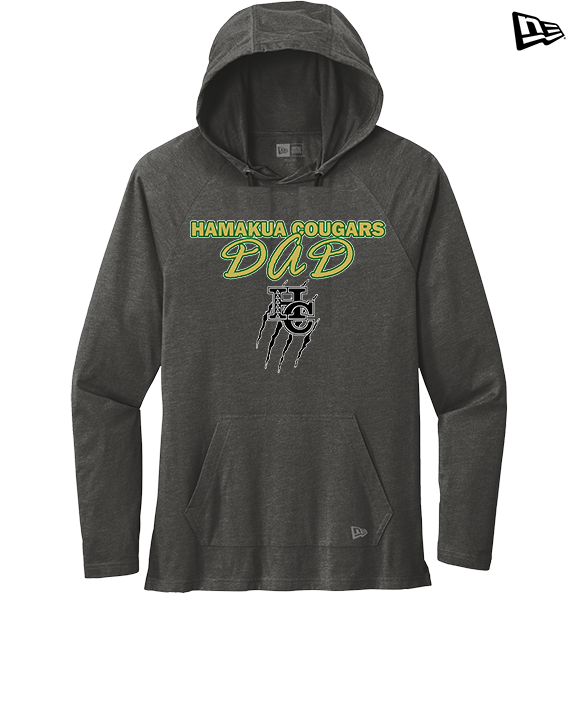 Hamakua Cougars Cheer Dad - New Era Tri-Blend Hoodie
