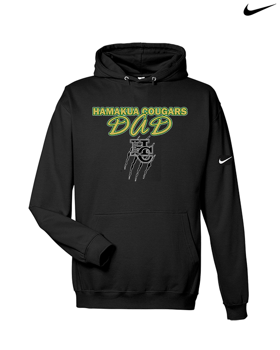 Hamakua Cougars Cheer Dad - Nike Club Fleece Hoodie