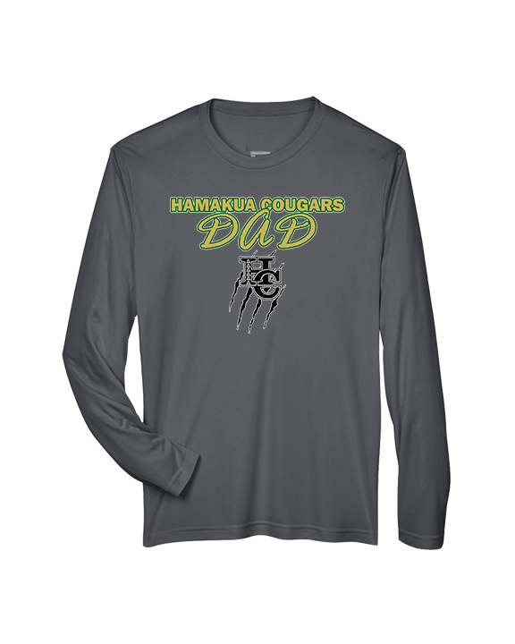 Hamakua Cougars Cheer Dad - Performance Longsleeve