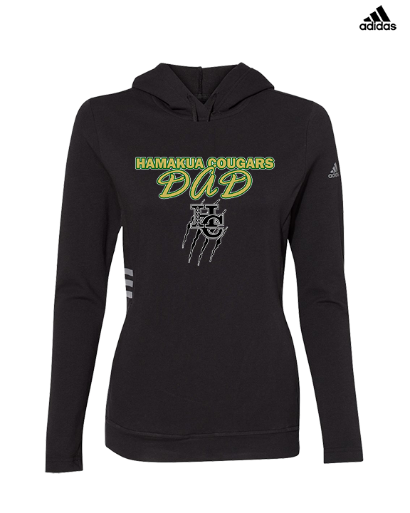 Hamakua Cougars Cheer Dad - Womens Adidas Hoodie
