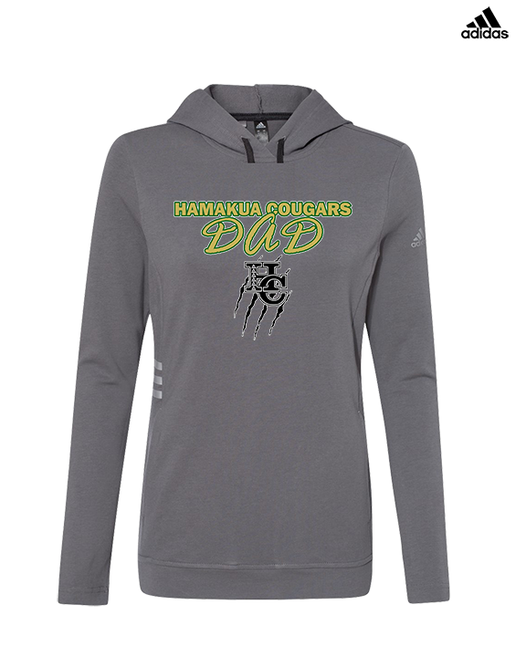 Hamakua Cougars Cheer Dad - Womens Adidas Hoodie