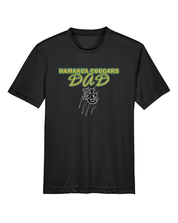 Hamakua Cougars Cheer Dad - Youth Performance Shirt