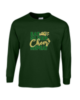 Hamakua Cougars Cheer Eat Sleep Cheer - Cotton Longsleeve