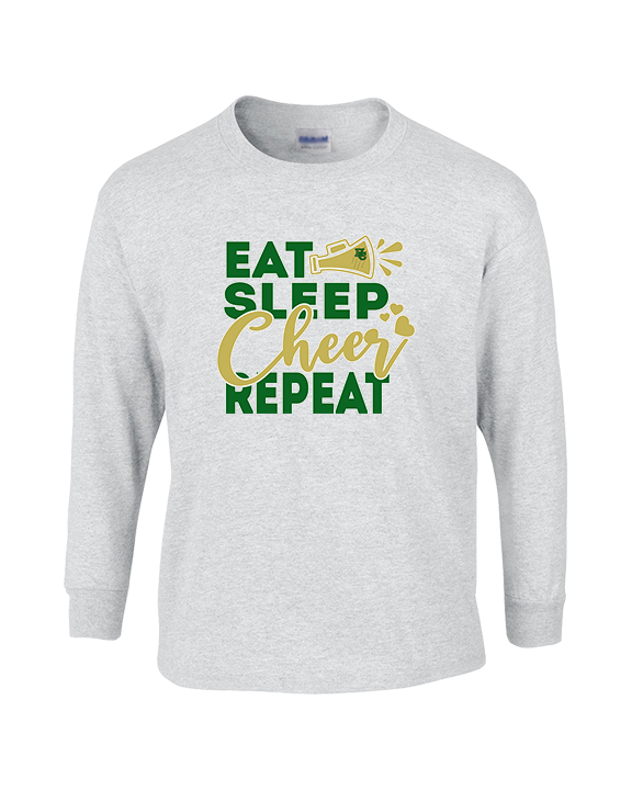 Hamakua Cougars Cheer Eat Sleep Cheer - Cotton Longsleeve