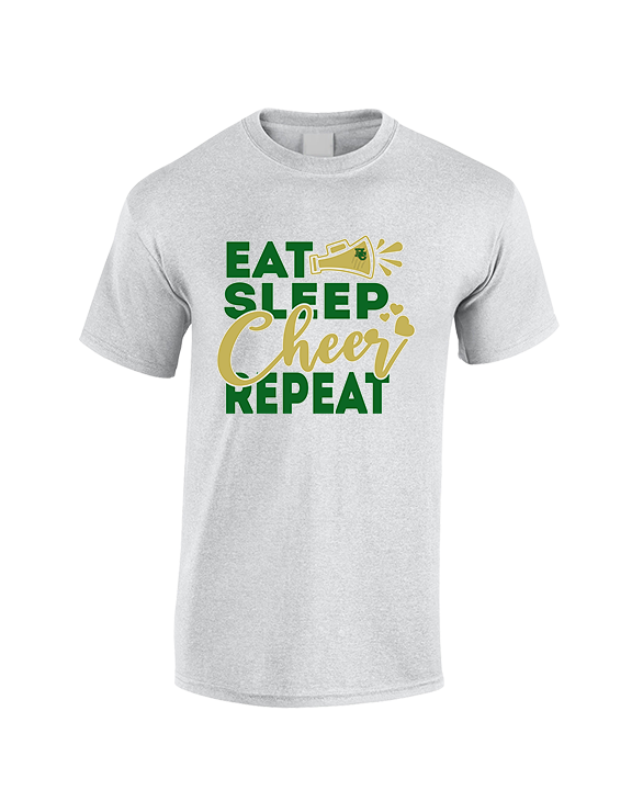 Hamakua Cougars Cheer Eat Sleep Cheer - Cotton T-Shirt