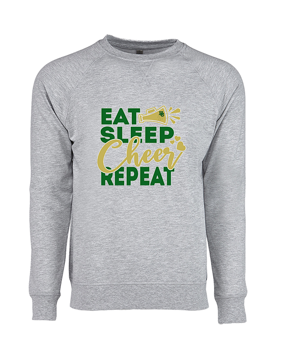 Hamakua Cougars Cheer Eat Sleep Cheer - Crewneck Sweatshirt