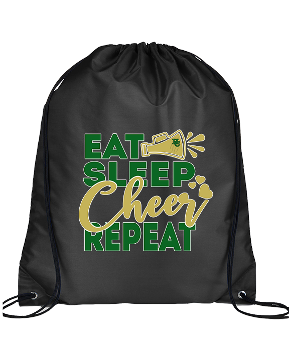 Hamakua Cougars Cheer Eat Sleep Cheer - Drawstring Bag