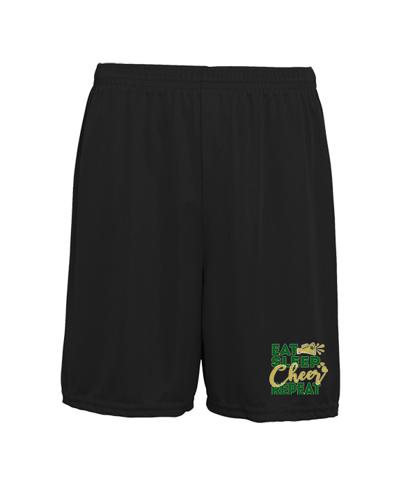 Hamakua Cougars Cheer Eat Sleep Cheer - Mens 7inch Training Shorts