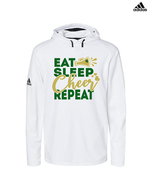 Hamakua Cougars Cheer Eat Sleep Cheer - Mens Adidas Hoodie