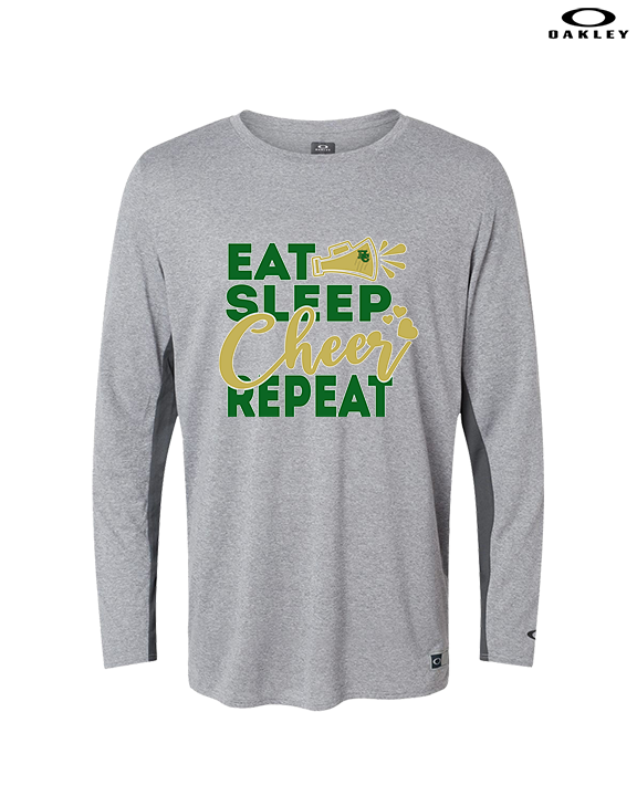 Hamakua Cougars Cheer Eat Sleep Cheer - Mens Oakley Longsleeve