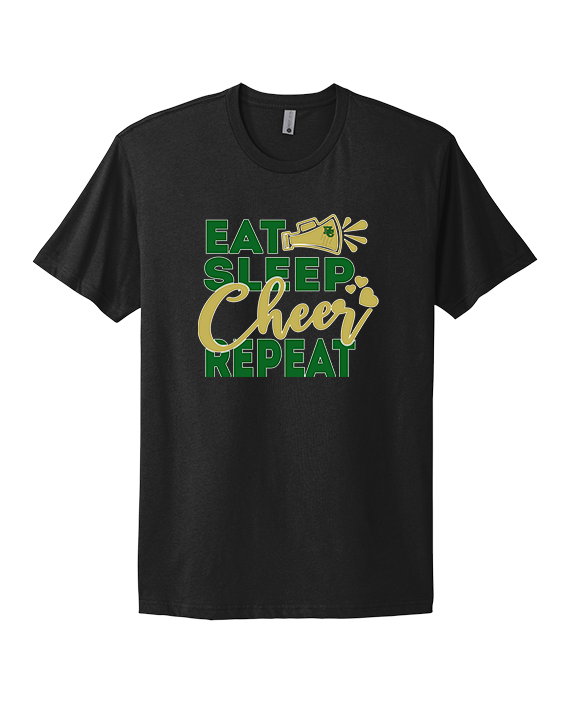 Hamakua Cougars Cheer Eat Sleep Cheer - Mens Select Cotton T-Shirt