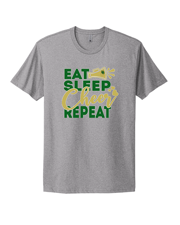 Hamakua Cougars Cheer Eat Sleep Cheer - Mens Select Cotton T-Shirt