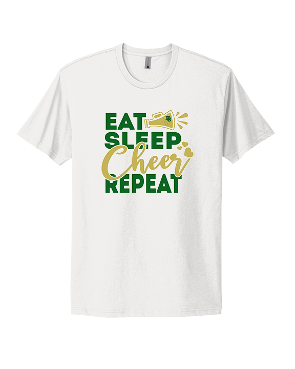 Hamakua Cougars Cheer Eat Sleep Cheer - Mens Select Cotton T-Shirt