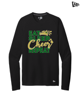 Hamakua Cougars Cheer Eat Sleep Cheer - New Era Performance Long Sleeve