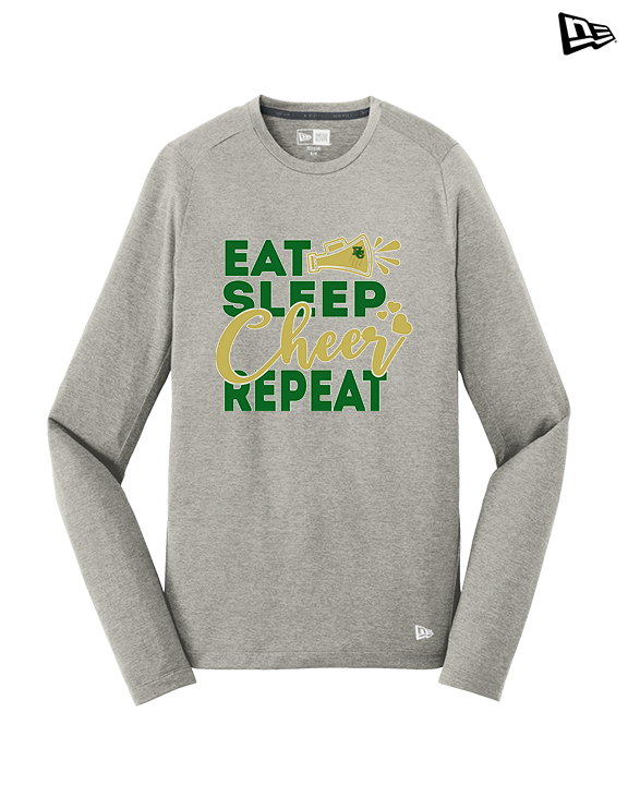 Hamakua Cougars Cheer Eat Sleep Cheer - New Era Performance Long Sleeve