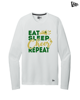 Hamakua Cougars Cheer Eat Sleep Cheer - New Era Performance Long Sleeve