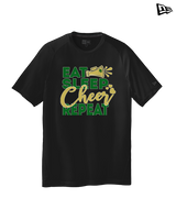 Hamakua Cougars Cheer Eat Sleep Cheer - New Era Performance Shirt