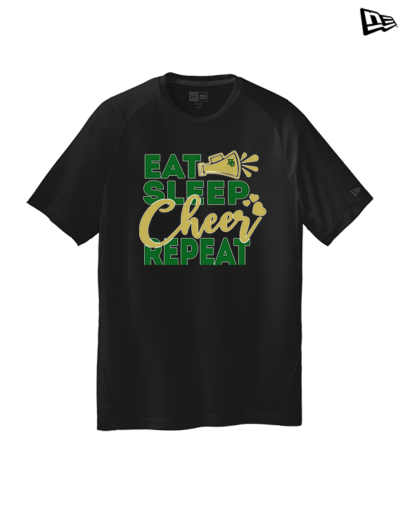 Hamakua Cougars Cheer Eat Sleep Cheer - New Era Performance Shirt