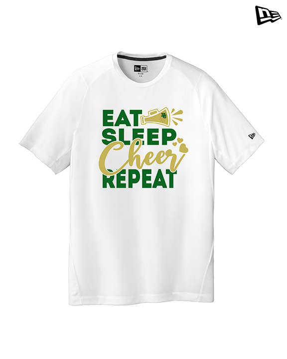 Hamakua Cougars Cheer Eat Sleep Cheer - New Era Performance Shirt