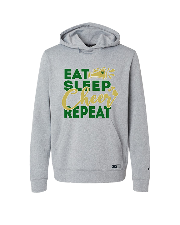 Hamakua Cougars Cheer Eat Sleep Cheer - Oakley Performance Hoodie