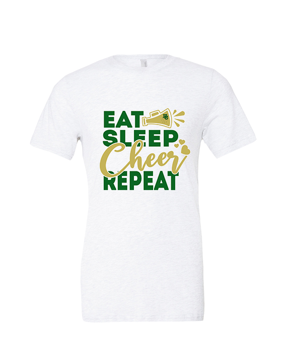 Hamakua Cougars Cheer Eat Sleep Cheer - Tri-Blend Shirt