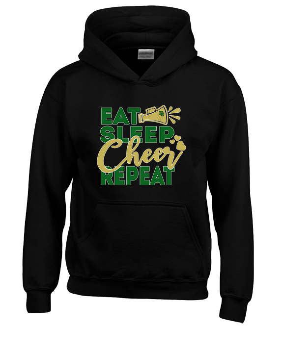 Hamakua Cougars Cheer Eat Sleep Cheer - Unisex Hoodie