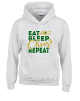 Hamakua Cougars Cheer Eat Sleep Cheer - Unisex Hoodie