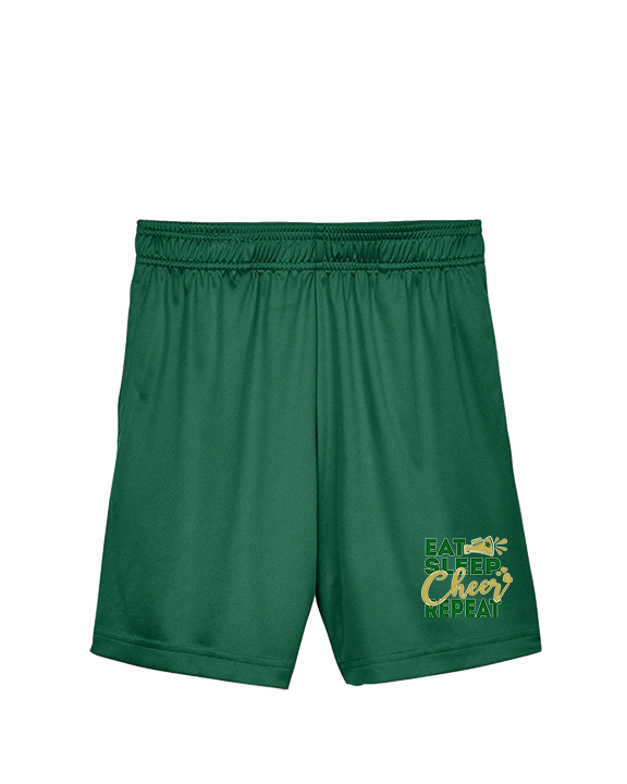 Hamakua Cougars Cheer Eat Sleep Cheer - Youth Training Shorts