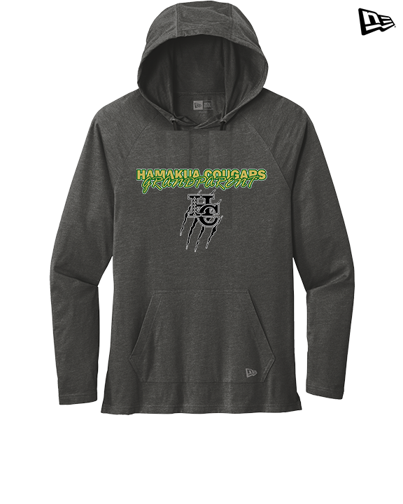 Hamakua Cougars Cheer Grandparent - New Era Tri-Blend Hoodie