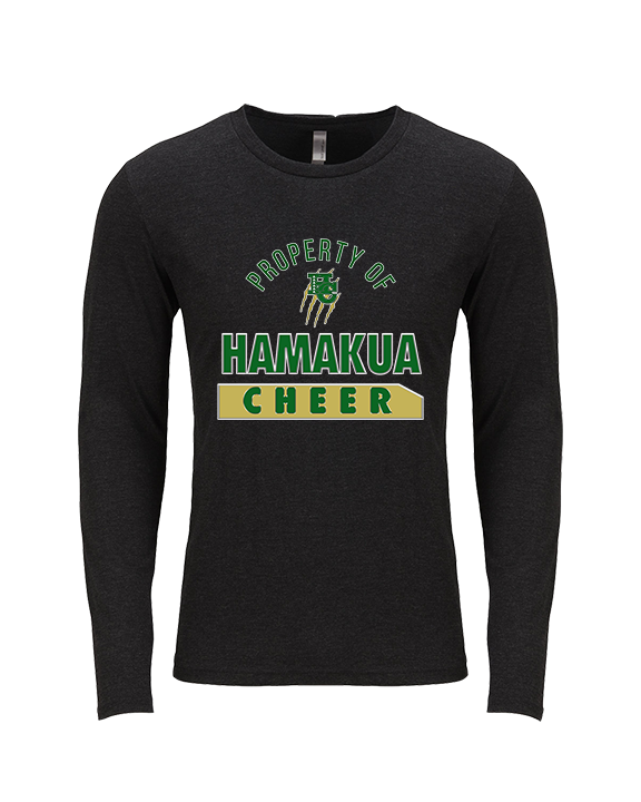 Hamakua Cougars Cheer Property - Tri-Blend Long Sleeve