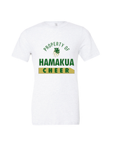 Hamakua Cougars Cheer Property - Tri-Blend Shirt