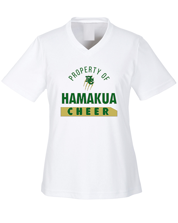 Hamakua Cougars Cheer Property - Womens Performance Shirt
