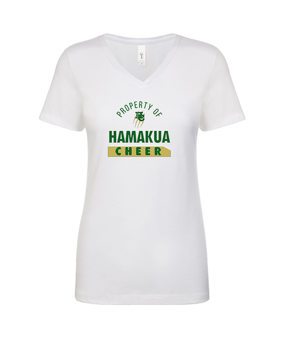 Hamakua Cougars Cheer Property - Womens Vneck