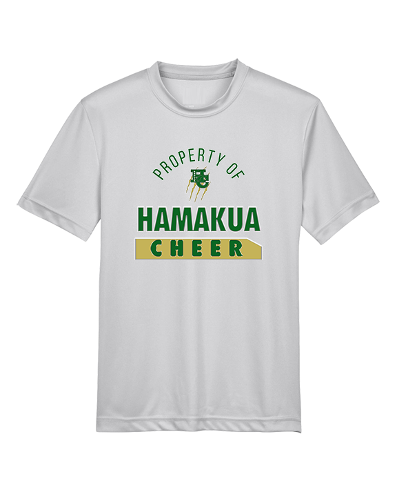 Hamakua Cougars Cheer Property - Youth Performance Shirt