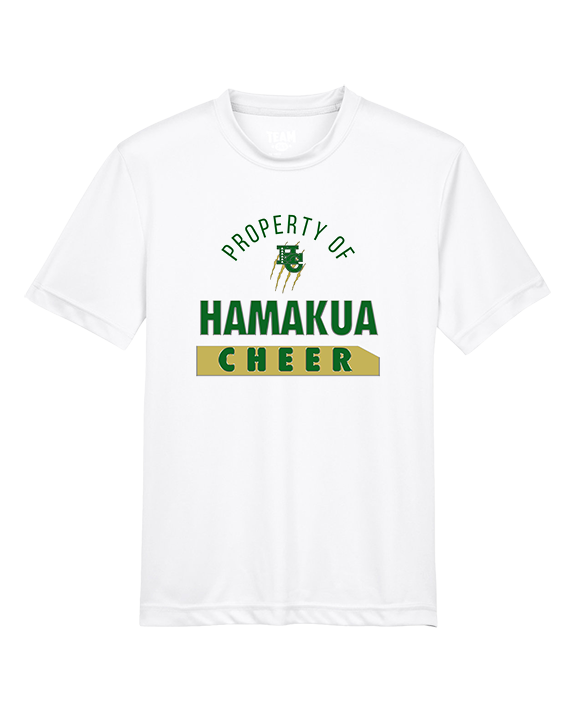 Hamakua Cougars Cheer Property - Youth Performance Shirt