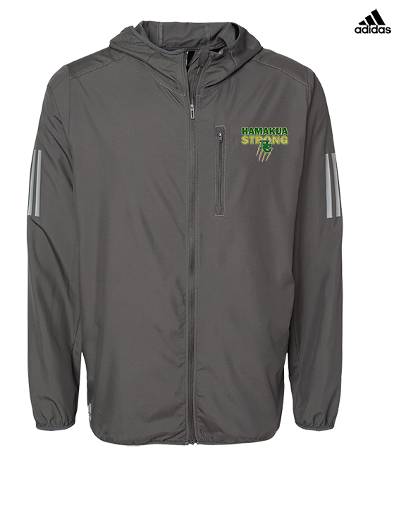 Hamakua Cougars Cheer Strong - Mens Adidas Full Zip Jacket