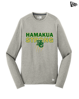 Hamakua Cougars Cheer Strong - New Era Performance Long Sleeve