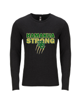 Hamakua Cougars Cheer Strong - Tri-Blend Long Sleeve