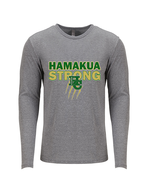 Hamakua Cougars Cheer Strong - Tri-Blend Long Sleeve