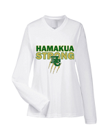 Hamakua Cougars Cheer Strong - Womens Performance Longsleeve