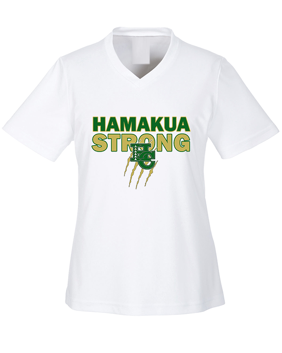 Hamakua Cougars Cheer Strong - Womens Performance Shirt