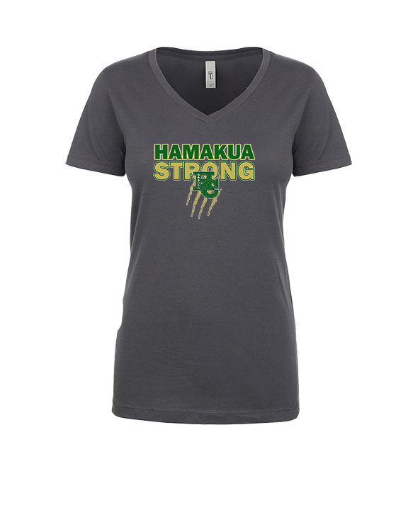 Hamakua Cougars Cheer Strong - Womens Vneck