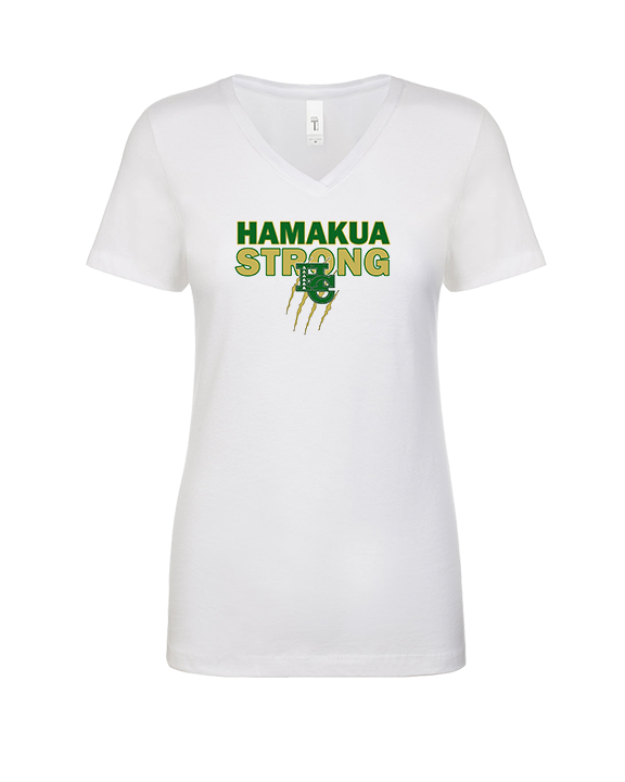 Hamakua Cougars Cheer Strong - Womens Vneck