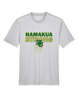Hamakua Cougars Cheer Strong - Youth Performance Shirt