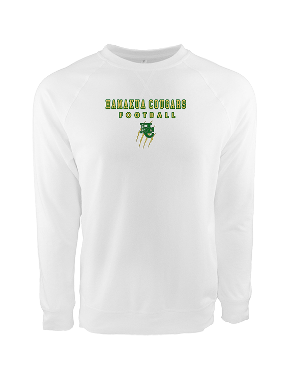 Hamakua Cougars Football Block - Crewneck Sweatshirt