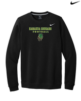 Hamakua Cougars Football Block - Mens Nike Crewneck