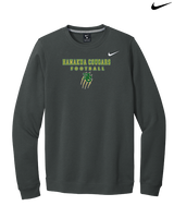 Hamakua Cougars Football Block - Mens Nike Crewneck
