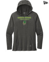 Hamakua Cougars Football Block - New Era Tri-Blend Hoodie