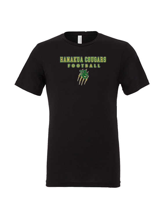 Hamakua Cougars Football Block - Tri-Blend Shirt