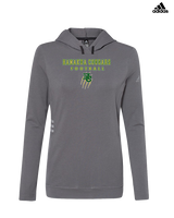 Hamakua Cougars Football Block - Womens Adidas Hoodie
